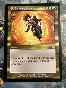 1x Suffocating Blast Apocalypse LP MTG Magic the Gathering x1 MKE - Image 1