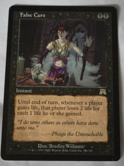 Magic The Gathering False Cure Onslaught Rare Instant - Image 1