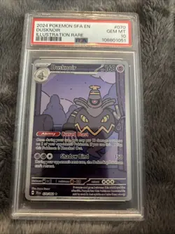 Dusknoir 070 Illustration Rare Shrouded Fable Pokemon - PSA 10 Gem Mint - Image 1