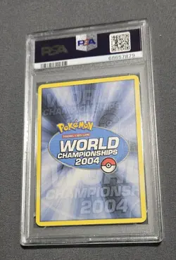 2004 Pokemon Promo #89 Blaziken Ex - World Championships - Blaziken Tech PSA 8 - Image 2