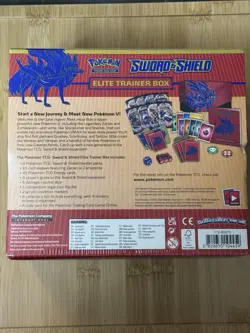 Pokemon Sword And Shield Zacian Elite Box ETB SEALED Tear And Dent - Image 2