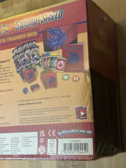 Pokemon Sword And Shield Zacian Elite Box ETB SEALED Tear And Dent - Image 3
