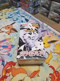 White Flare Booster Box Deluxe Sealed Japanese Pokemon SV11W US SELLER - Image 1