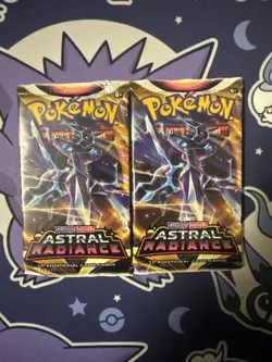 Pokemon TCG Astral Radiance Booster Packs Sealed 2 Packs - Image 1