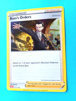 POKEMON CLASSIC COLLECTION BOSS'S ORDERS CLC 019/034 HOLO SET FRESH CLEAN SHARP - Image 1