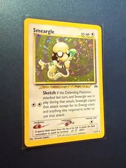 Smeargle - 11/75 Neo Discovery Unlimited Holo Rare Pokemon - WOTC LP - Image 1