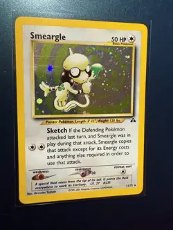 Smeargle - 11/75 Neo Discovery Unlimited Holo Rare Pokemon - WOTC LP - Image 4