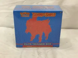 2022 Pokemon TCG Sword & Shield Elite Trainer Box Zacian Blue Version Sealed NEW - Image 1