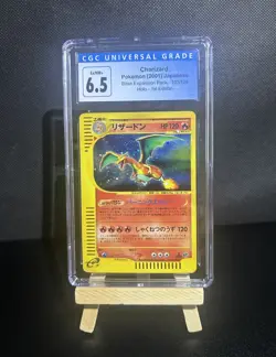Pokemon Charizard Holo Expedition 1st Edition Japanese CGC 6.5 103/128 Graded - Image 1