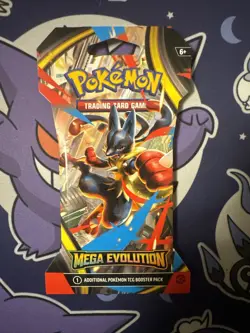 Pokemon Mega Evolution Sleeved Booster Pack - Image 1