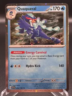 Pokemon - Quaquaval 054/198 - PROMO COSMOS HOLO - SV1 - NM - Image 1