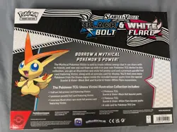 Pokemon Black Bolt & White Flare Victini Illustration Collection Factory Sealed - Image 2