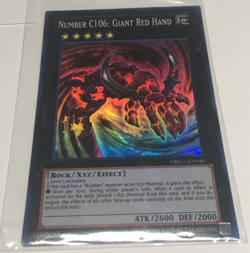 DRLG-EN049 Number C106: Giant Red Hand Super Rare LP Yu-gi-oh! - Image 1