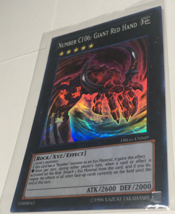DRLG-EN049 Number C106: Giant Red Hand Super Rare LP Yu-gi-oh! - Image 2