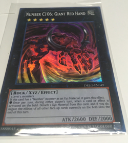 DRLG-EN049 Number C106: Giant Red Hand Super Rare LP Yu-gi-oh! - Image 3