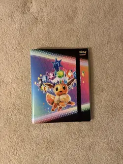 Pokemon TCG NEW Prismatic Evolutions 9-Pocket Card Binder ONLY - 21 Pages! - Image 1