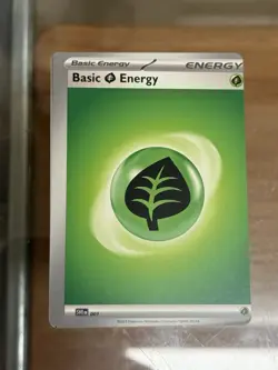 MISCUT Grass Energy SVE EN 001 Pokemon Card - ERROR - Scarlet Violet - Image 1