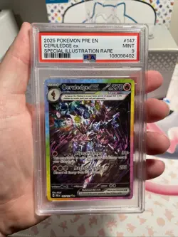 Ceruledge EX 147/131 Sir Prismatic Evolutions Pokemon Card PSA Mint 9 S&V - Image 3