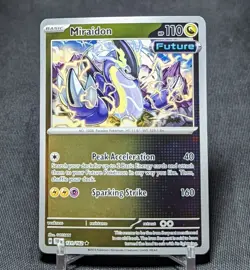 Miraidon Rare Reverse Holo Dragon 2024 Temporal Forces Pokemon TCG Card 121/162 - Image 1