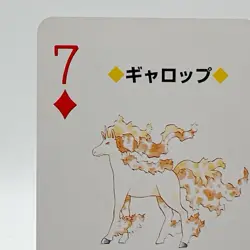 Rapidash Pokemon Playing Card Poker Card Vintage Japan Limited #595 - Image 2