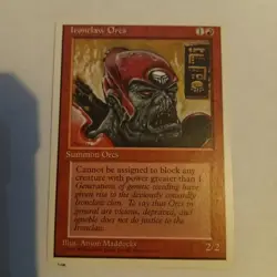 Ironclaw Orcs MTG Core Set 4th Edition Regular - Image 1