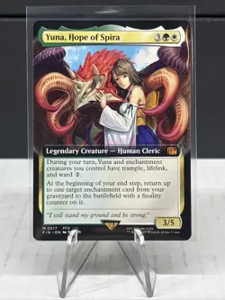 Final Fantasy MTG - Yuna, Hope of Spira Mythic Non-Foil 517 FFX Borderless 💎 - Image 1
