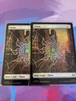 2x - *FOIL* MTG - Land Plains - 0189 Holo Foil - Marvel’s Spider-Man Web 2x - Image 2