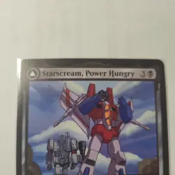 Starscream Power Hungry Starscream Seeker Leader NM MTG Transformers BOT #5 - Image 2