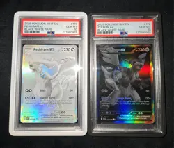 PSA 10 Reshiram Zekrom Sequential Set EN-Black Bolt White Flare Pokemon 2025 - Image 1