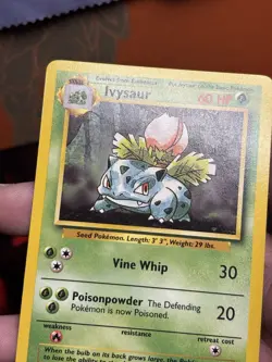 Ivysaur 30/102 Base Set Non Holo Uncommon Pokemon TCG 1999 - Image 3