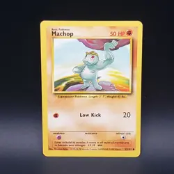 Machop 52/102 | Pokemon TCG Base Set | 1999 English - Image 1