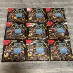 Lot Of 9 Pokemon TCG Mega Evolution 3 Pack Blister - FREE SHIPPING - Image 1