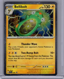 Pokemon SV: Scarlet & Violet Promo Cards #094 Bellibolt Near Mint or Better - Image 1