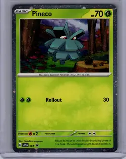 Pokemon SV: Scarlet & Violet Promo Cards #061 Pineco Near Mint or Better - Image 1
