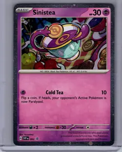 Pokemon SV: Scarlet & Violet Promo Cards #062 Sinistea Near Mint or Better - Image 1