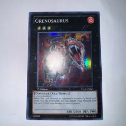 YS11-EN043 / Grenosaurus / Super Rare / 1st Edition / LP/ YuGiOh / TCG - Image 1