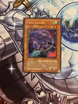 (48) Yata-Garasu LOD-000 Secret Rare Unlimited Yugioh LP - Image 1