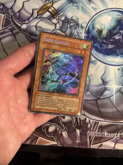 (48) Yata-Garasu LOD-000 Secret Rare Unlimited Yugioh LP - Image 2