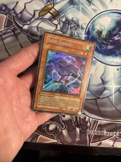 (48) Yata-Garasu LOD-000 Secret Rare Unlimited Yugioh LP - Image 3