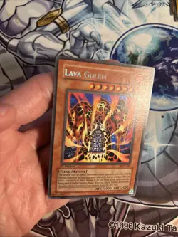 (48) Yugioh Lava Golem PGD-107 Secret Rare 1st Ed LP - Image 4