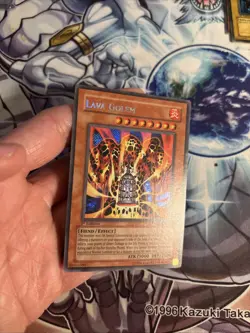 (48) Yugioh Lava Golem PGD-107 Secret Rare 1st Ed LP - Image 5
