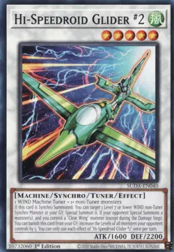 Yugioh - Hi-Speedroid Glider #2 - Common - SUDA-EN040 - NM - English - Image 1