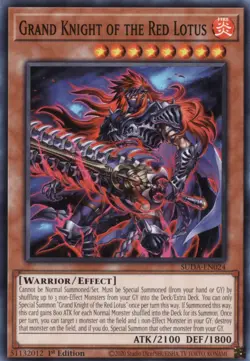 Yugioh - Grand Knight of the Red Lotus - Common - SUDA-EN024 - NM - English - Image 1