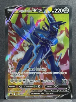 Origin Forme Dialga v SWSH255 Sword & Shield Promo Holofoil Card NM Condition - Image 1