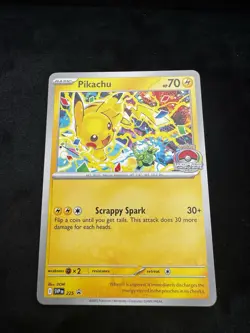 Pikachu - 225 (World Championship 2025) 225 Sv: Scarlet & Violet Promo Card NM - Image 1