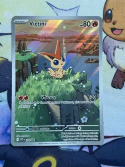 Pokemon TCG Victini SVP 208 Black Star Promo Card - Image 1