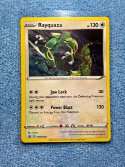English Rayquaza SWSH029 SWSH: Sword & Shield Promo Cards Holo - Image 1