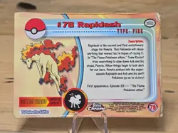 Rapidash Holo Foil 2000 Topps Chrome Pokemon Card #78 See Pictures O498 - Image 4