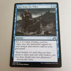 Rise From The Tides Magic: The Gathering Card Sorcery Black Zombie 085/297 - Image 1
