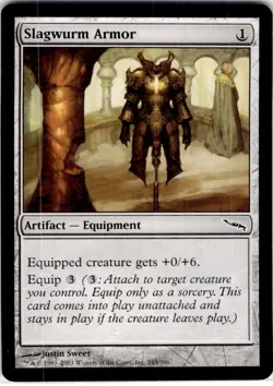 MTG Slagwurm Armor Mirrodin Common #243 - Image 1